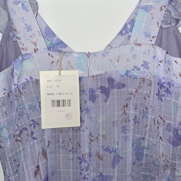 Brand new Simple Retro floral tea dress - Picture 3 of 6